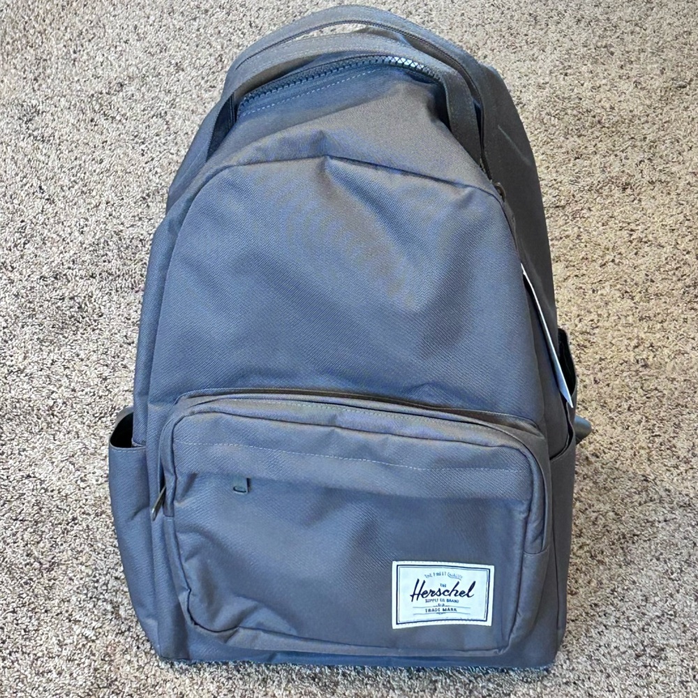 Herschel Supply Company Miller Backpack in Gargoyle Gray 32L 17.5"×12.5"x 7" NEW